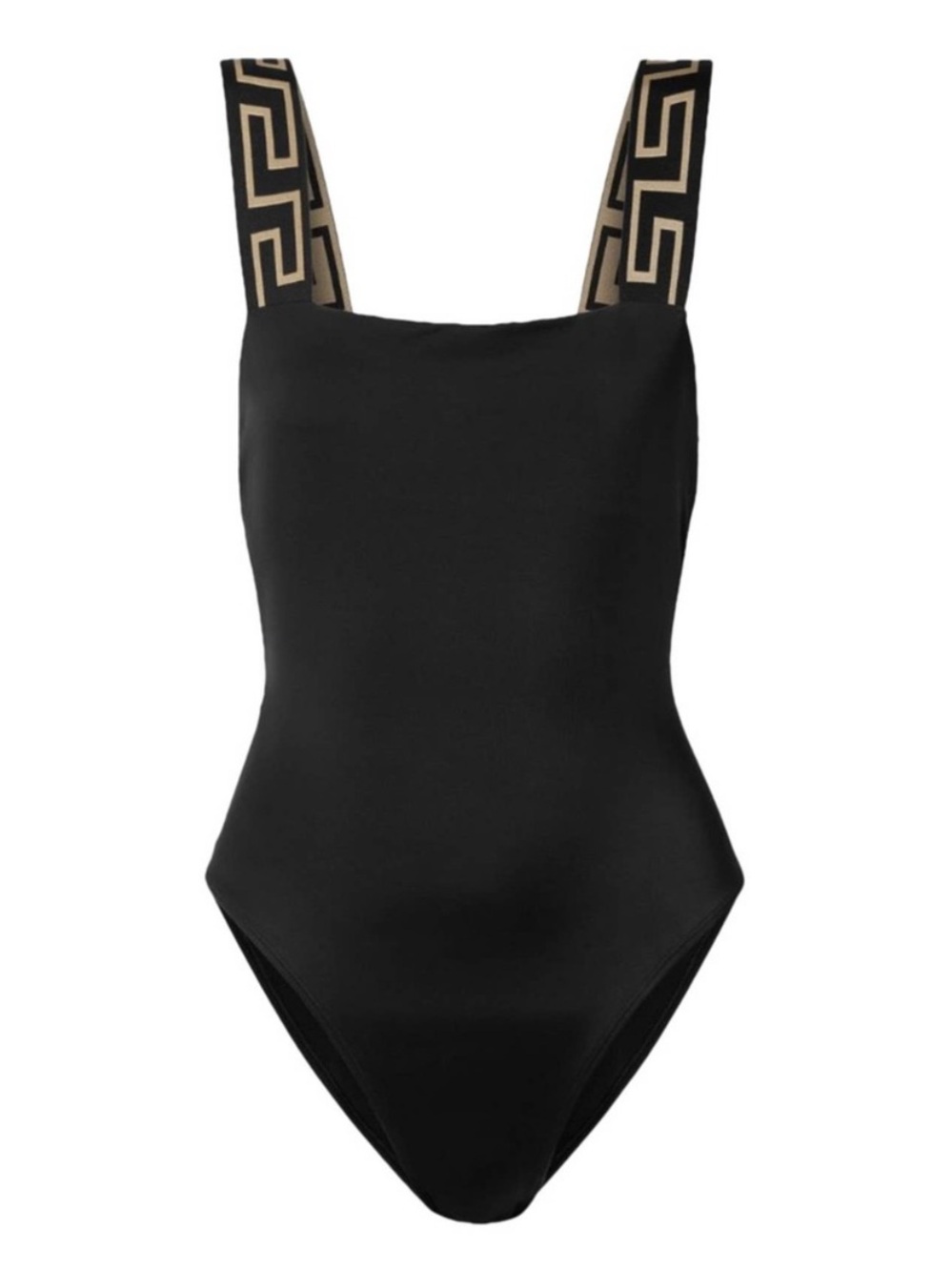 VERSACE Greca logo jacquard swimsuit L